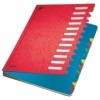 Deskorganizer Color 1-12  12 Fächer  Karton  rot