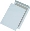 Papprückwandtaschen B4  ohne Fenster  120 g/qm  weiß  125 Stück