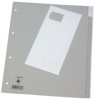 Blanko-Register aus Kunststoff - A4  15 Blatt