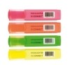 Textmarker  ca. 2 - 5 mm  Etui mit 4 Farben