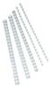 Plastik-Binderücken  6 mm  für 25 Blatt  weiß  100 Stück
