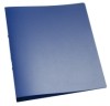 Ringbücher transparent - Ringdurchmesser 25 mm  blau-transparent