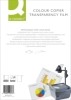 Transparentfolie für Farbkopierer m. Sensorstreifen - A4  0 10 mm  50 Folien