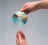 CD/DVD-Hüllen selbstklebend - ohne Lasche  transparent  Packung mit 100 Stück