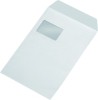 Versandtaschen C4   mit Fenster  gummiert  100 g/qm  weiß  250 Stück