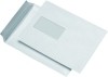 Versandtaschen C5  mit Fenster  haftklebend  90 g/qm  weiß  500 Stück